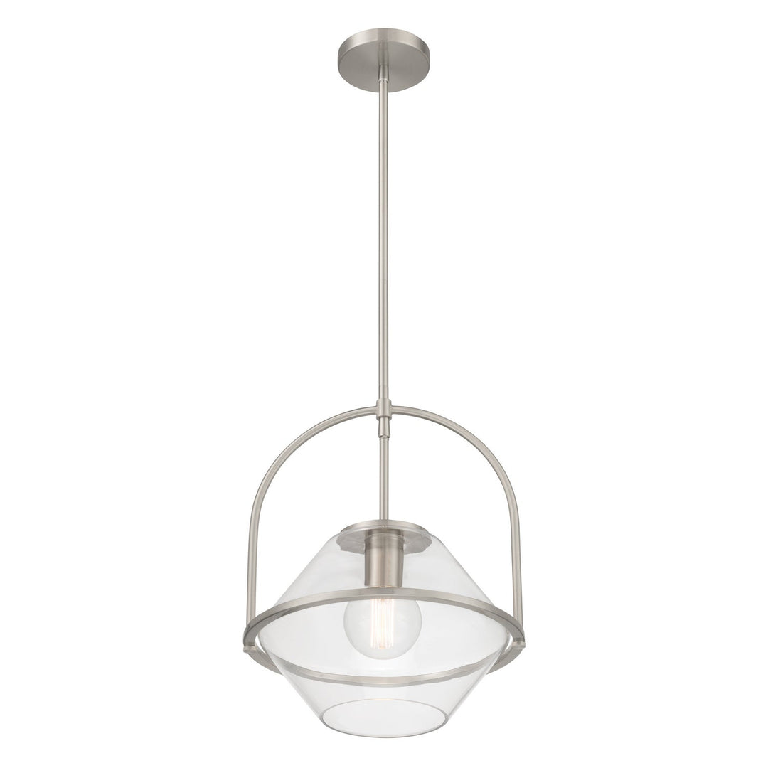 Minka-Lavery - 11895-84 - One Light Pendant - Coralyn - Brushed Nickel