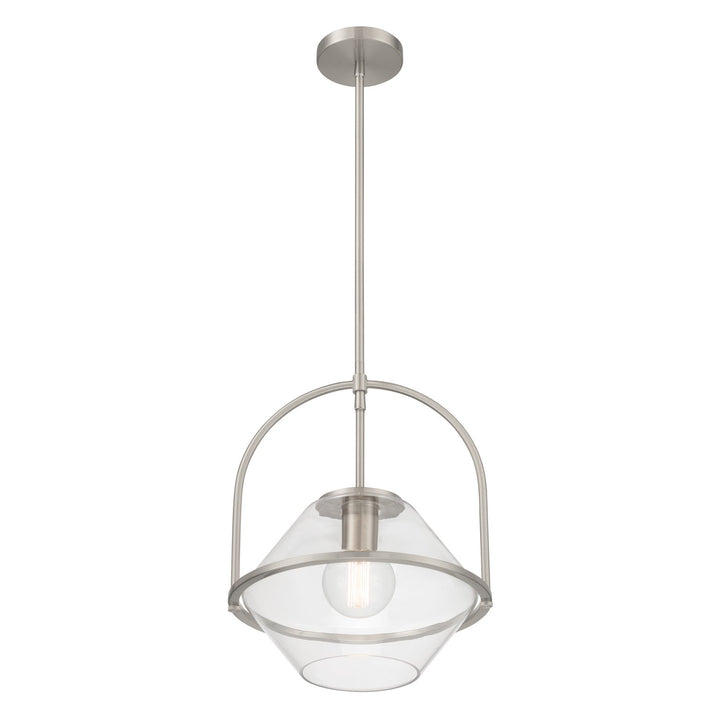 Minka-Lavery - 11895-84 - One Light Pendant - Coralyn - Brushed Nickel