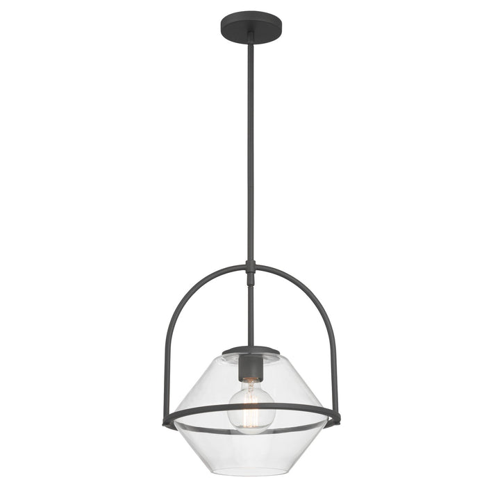 Coralyn One Light Pendant in Dark Matte Black Minka-Lavery