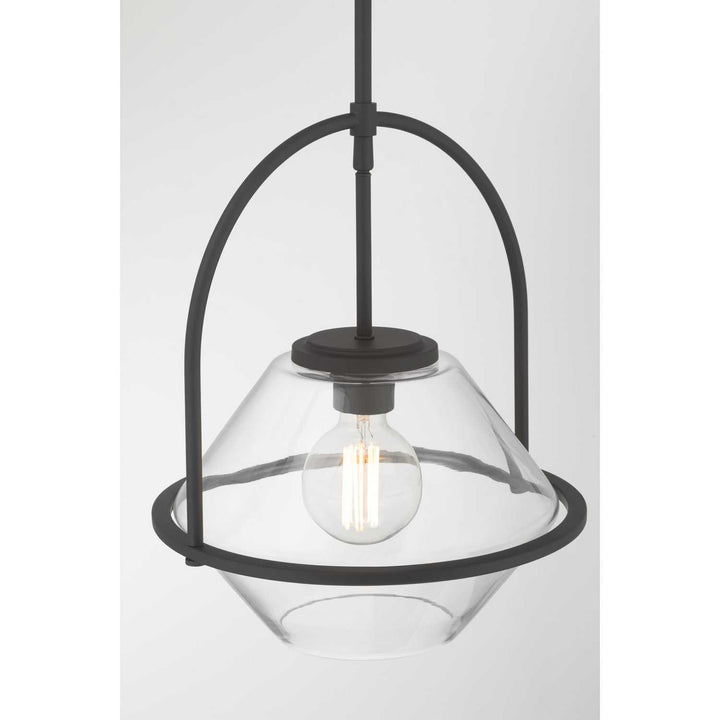 Coralyn One Light Pendant in Dark Matte Black Minka-Lavery