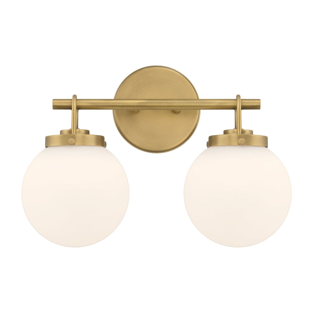 Ortesa Two Light Vanity in Legacy Brass Minka-Lavery