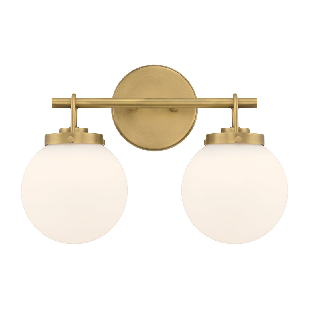 Ortesa Two Light Vanity in Legacy Brass Minka-Lavery