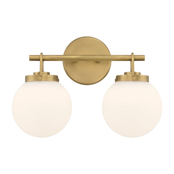 Ortesa Two Light Vanity in Legacy Brass Minka-Lavery