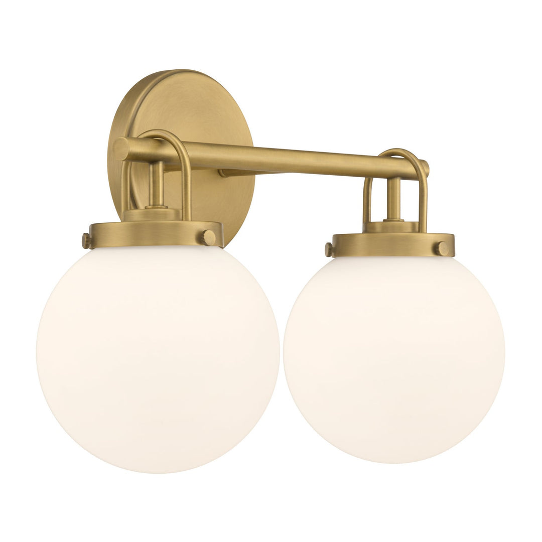Ortesa Two Light Vanity in Legacy Brass Minka-Lavery