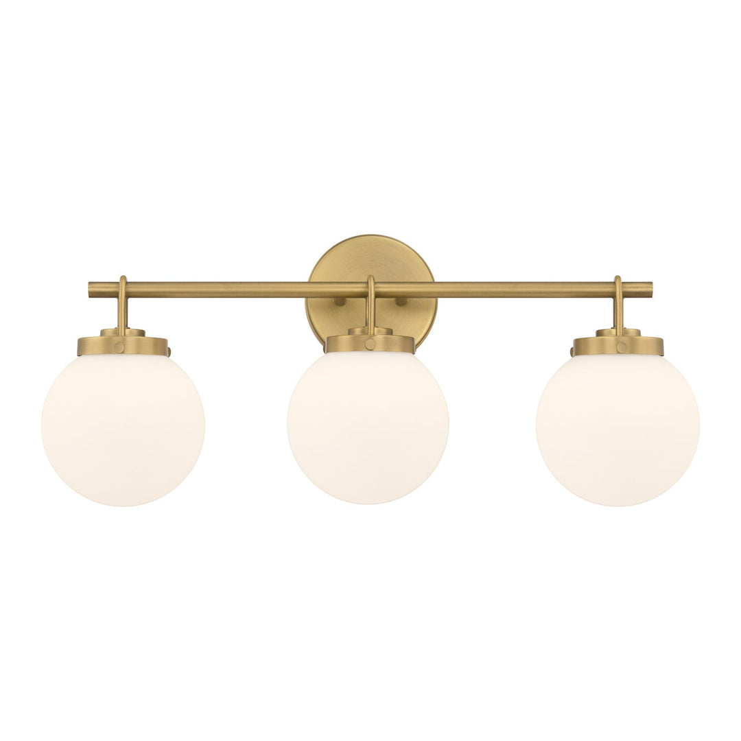 Ortesa Three Light Vanity in Legacy Brass Minka-Lavery
