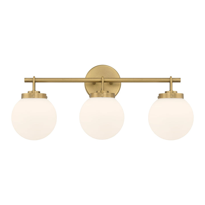Ortesa Three Light Vanity in Legacy Brass Minka-Lavery