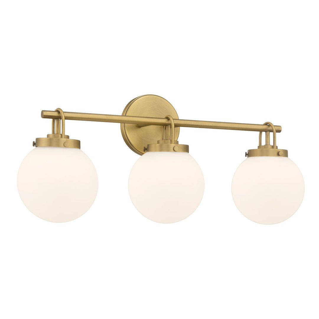Ortesa Three Light Vanity in Legacy Brass Minka-Lavery