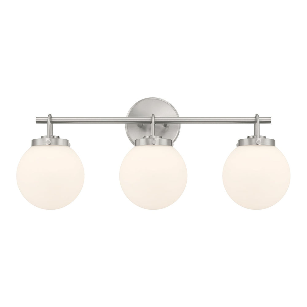 Ortesa Three Light Vanity in Brushed Nickel Minka-Lavery
