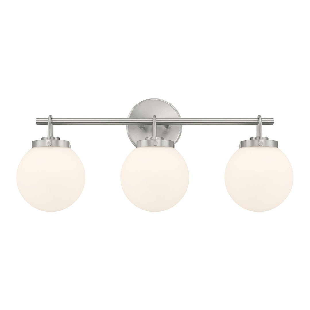 Ortesa Three Light Vanity in Brushed Nickel Minka-Lavery