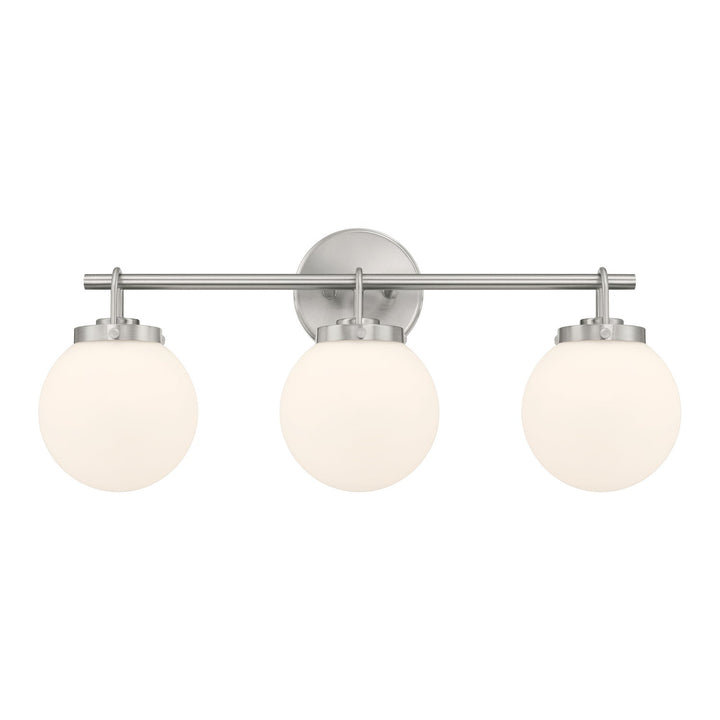 Ortesa Three Light Vanity in Brushed Nickel Minka-Lavery