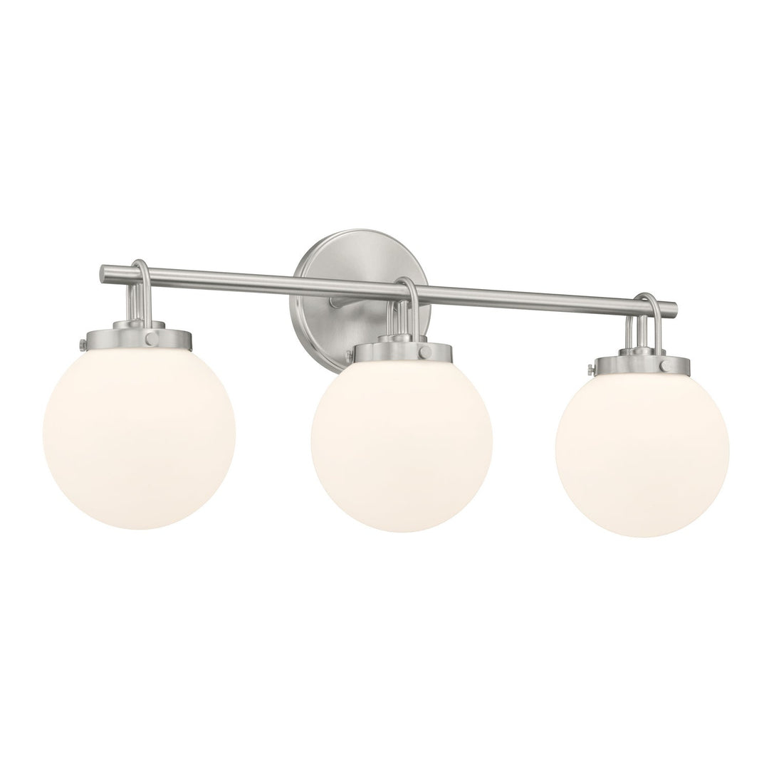Ortesa Three Light Vanity in Brushed Nickel Minka-Lavery