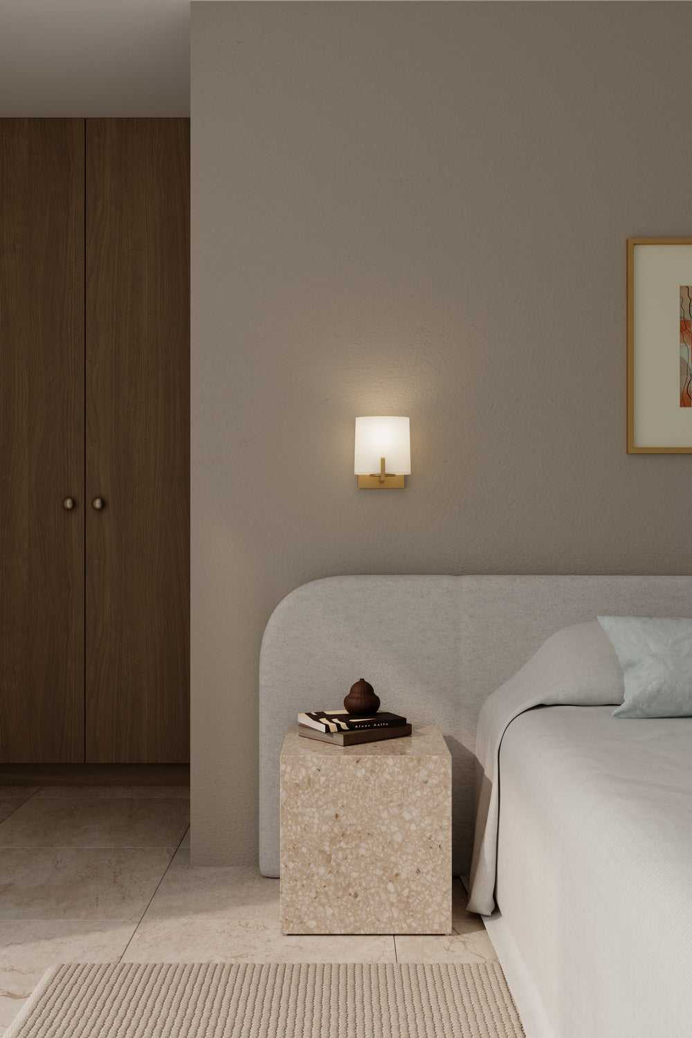 Mirelle One Light Bath Sconce in Legacy Brass Minka-Lavery