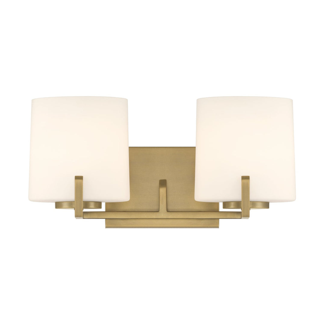 Mirelle Two Light Vanity in Legacy Brass Minka-Lavery