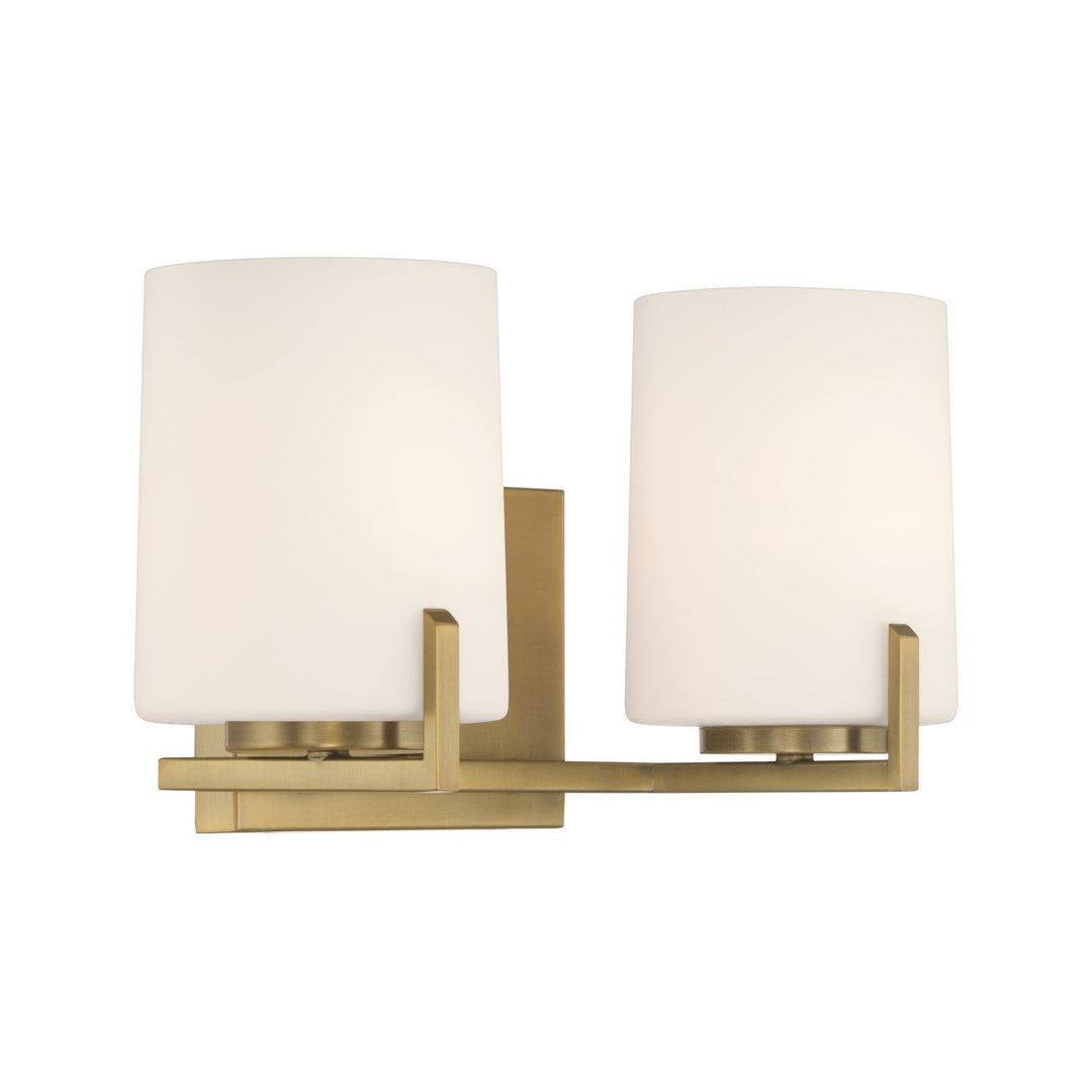 Mirelle Two Light Vanity in Legacy Brass Minka-Lavery