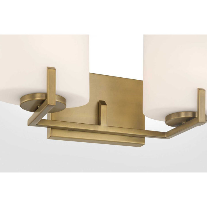 Mirelle Two Light Vanity in Legacy Brass Minka-Lavery