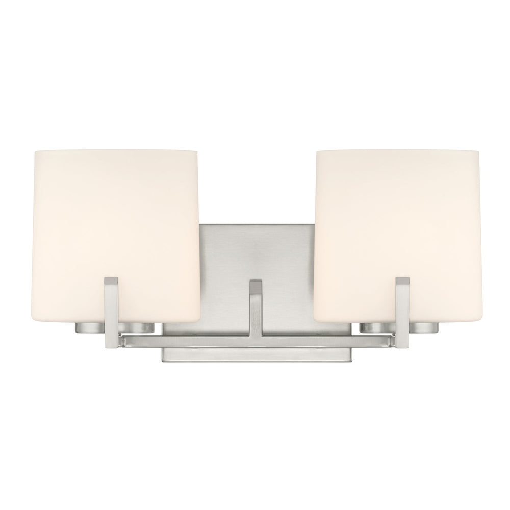 Minka-Lavery - 12432-84 - Two Light Vanity - Mirelle - Brushed Nickel