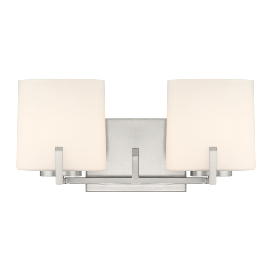 Minka-Lavery - 12432-84 - Two Light Vanity - Mirelle - Brushed Nickel