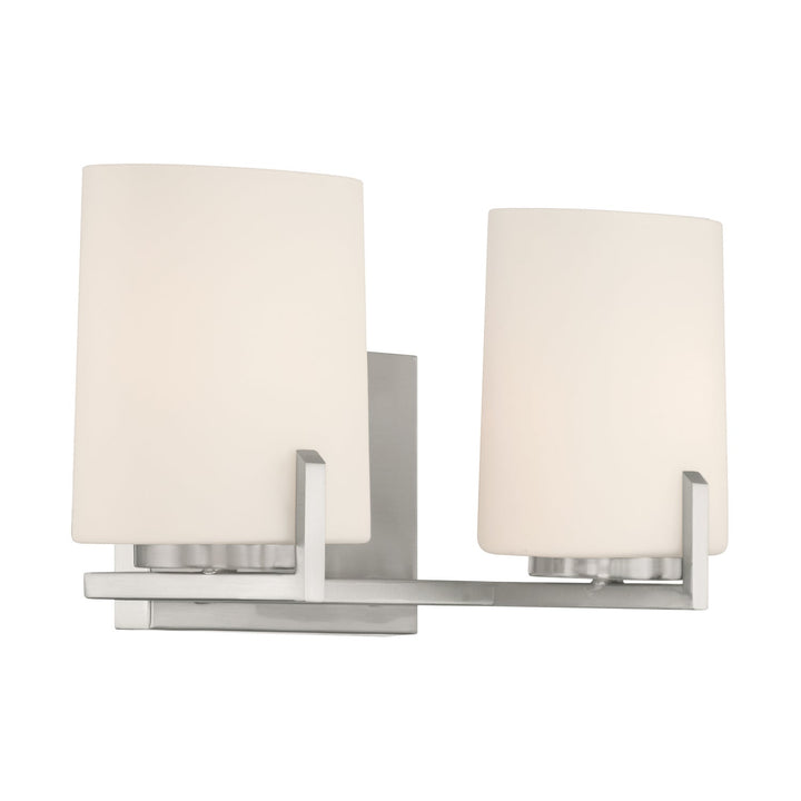 Mirelle Two Light Vanity in Brushed Nickel Minka-Lavery