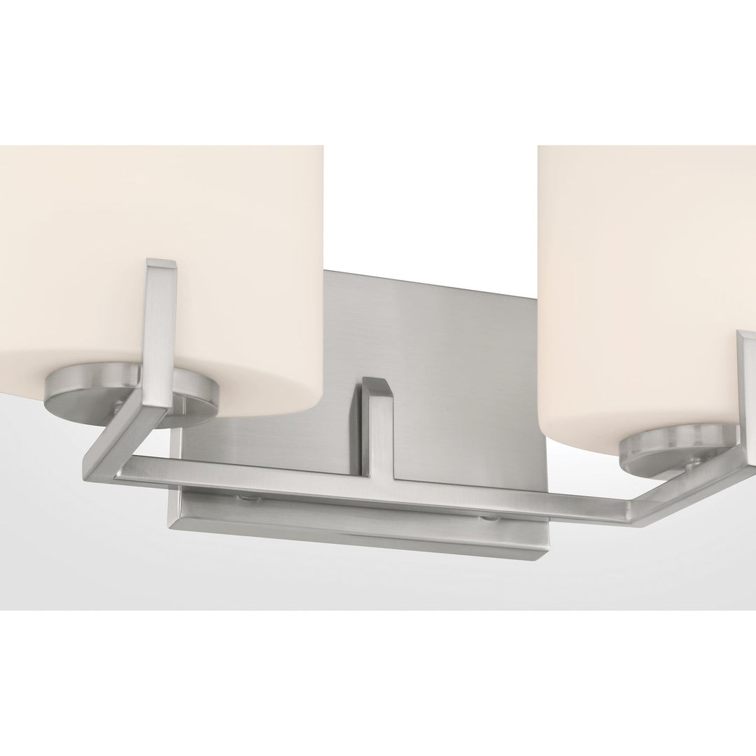 Mirelle Two Light Vanity in Brushed Nickel Minka-Lavery