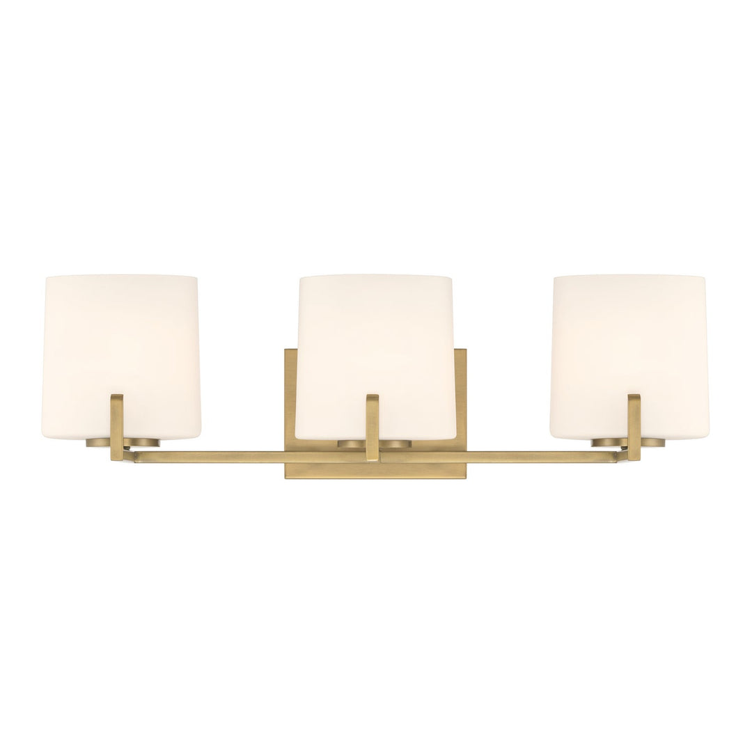 Mirelle Three Light Vanity in Legacy Brass Minka-Lavery