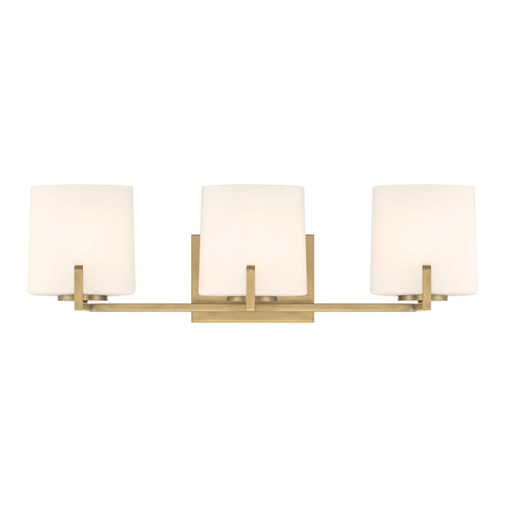 Mirelle Three Light Vanity in Legacy Brass Minka-Lavery