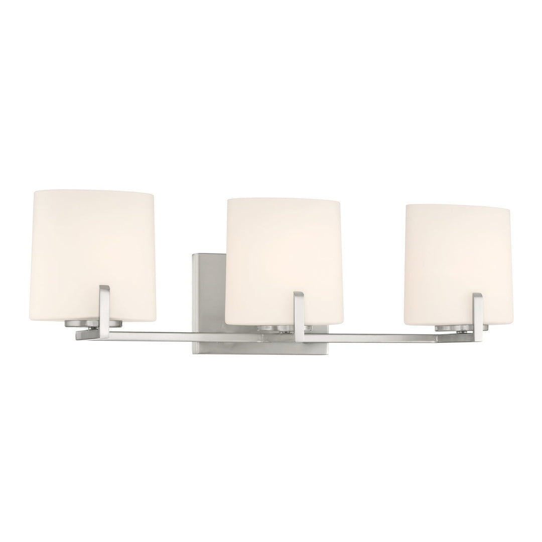 Mirelle Three Light Vanity in Brushed Nickel Minka-Lavery