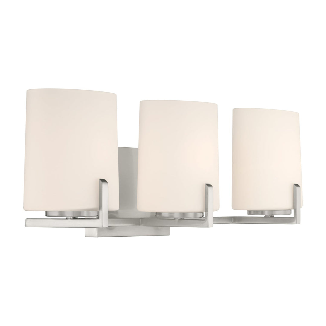 Mirelle Three Light Vanity in Brushed Nickel Minka-Lavery