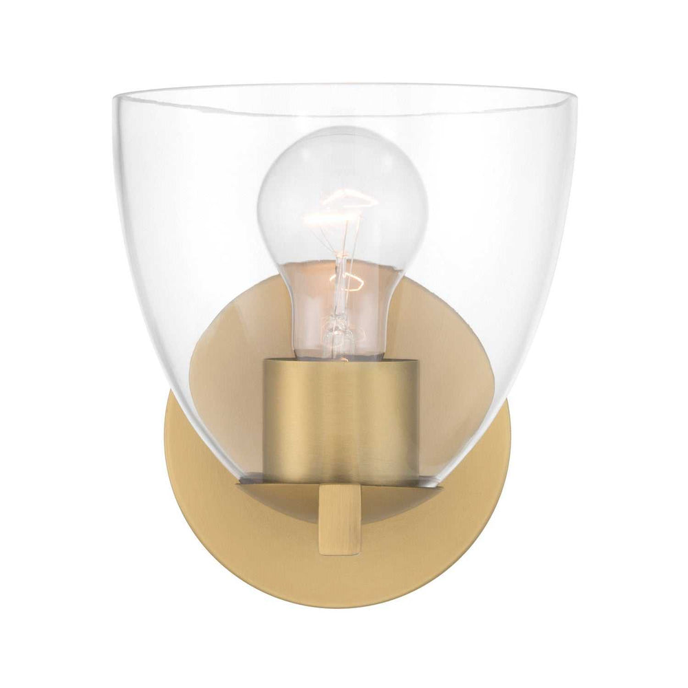 Noellea One Light Bath Sconce in Legacy Brass Minka-Lavery