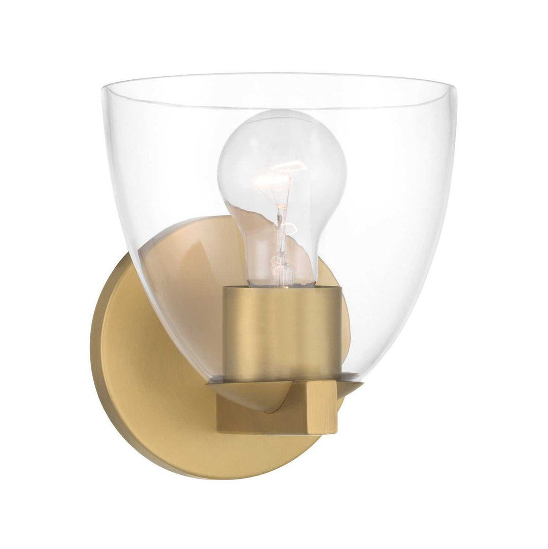 Noellea One Light Bath Sconce in Legacy Brass Minka-Lavery