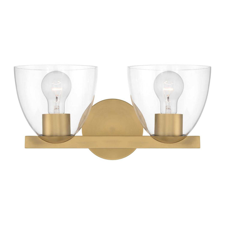Noellea Two Light Vanity in Legacy Brass Minka-Lavery