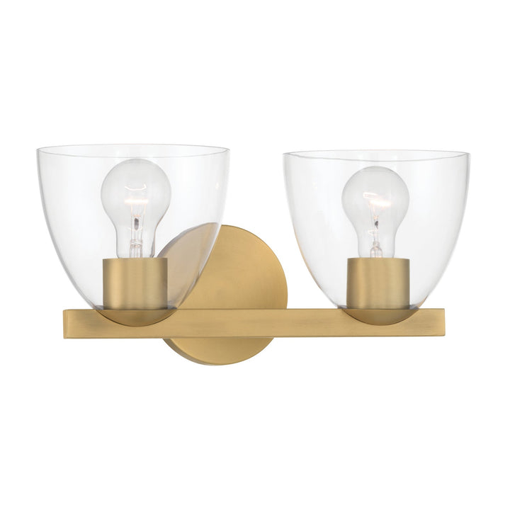 Noellea Two Light Vanity in Legacy Brass Minka-Lavery