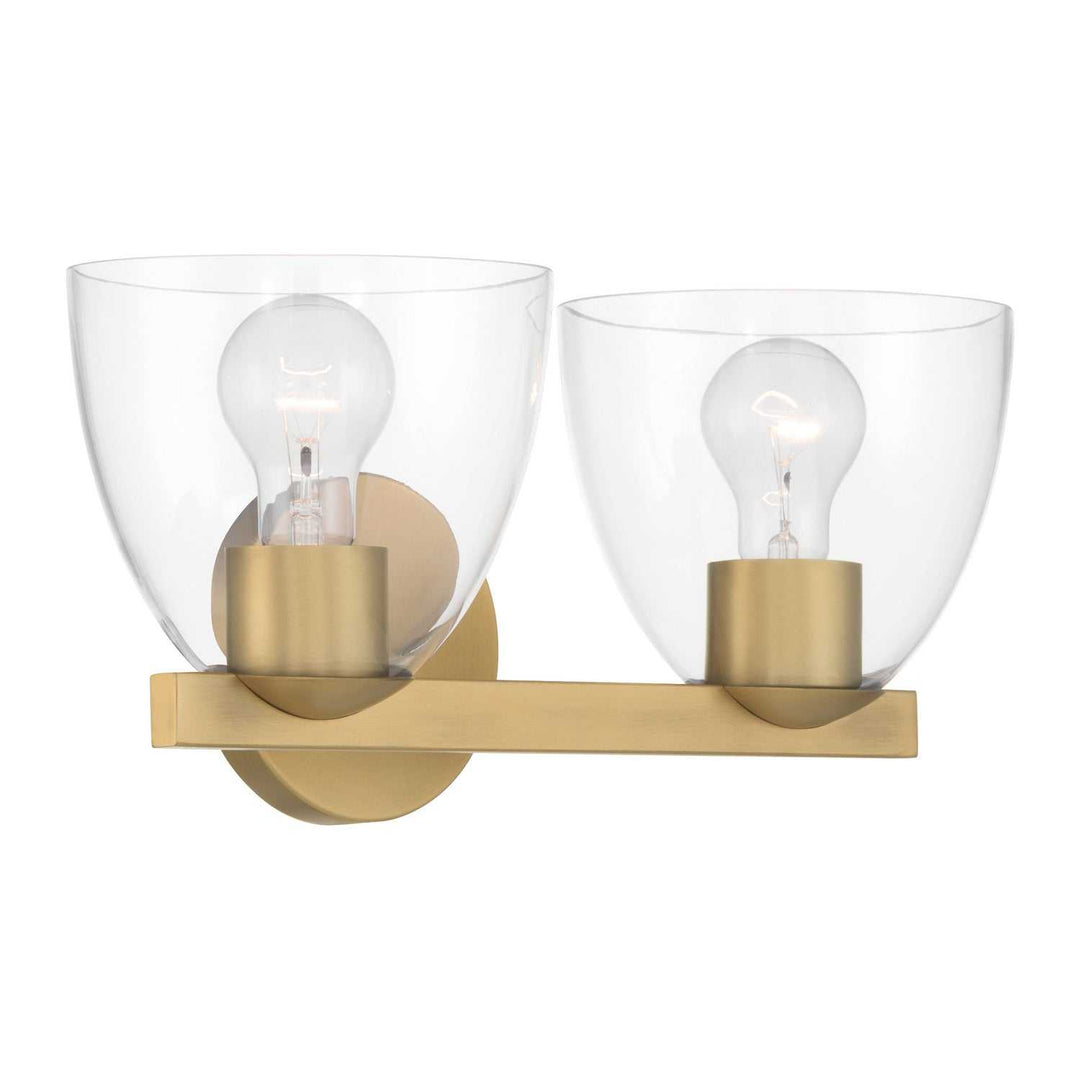 Noellea Two Light Vanity in Legacy Brass Minka-Lavery