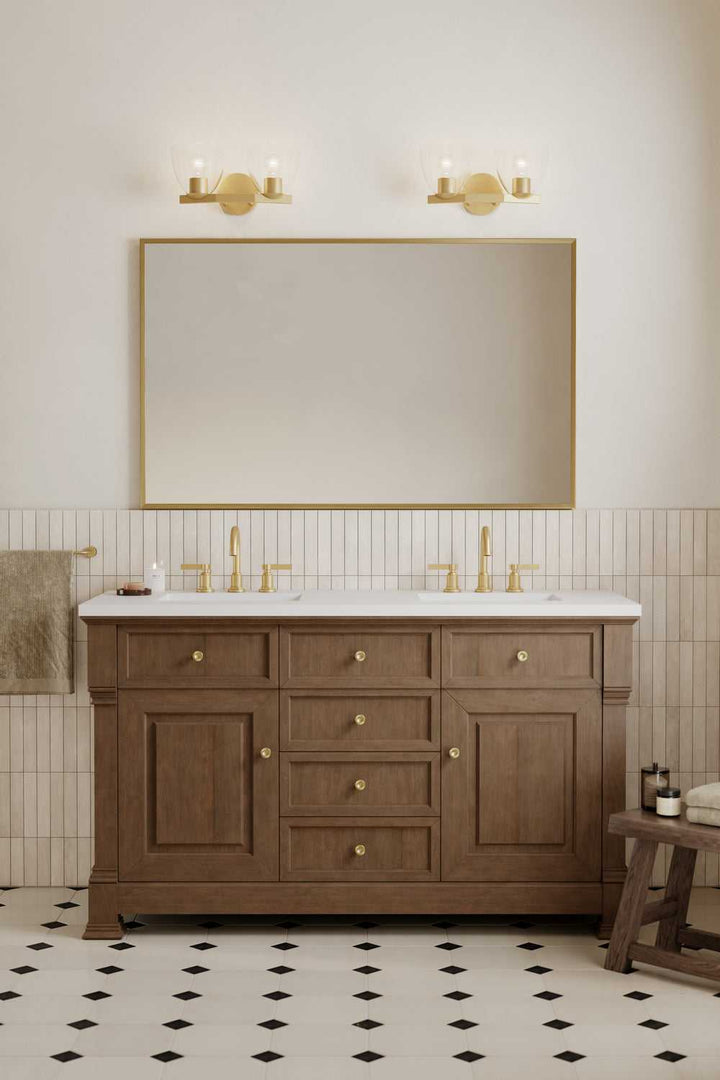 Noellea Two Light Vanity in Legacy Brass Minka-Lavery
