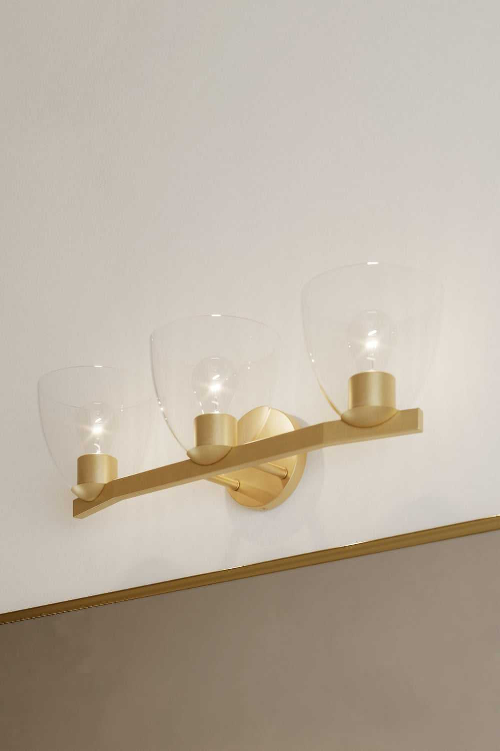 Minka-Lavery - 12483-732 - Three Light Vanity - Noellea - Legacy Brass