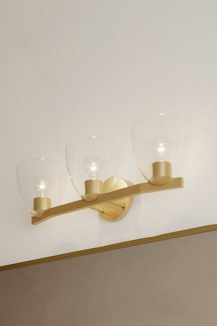 Minka-Lavery - 12483-732 - Three Light Vanity - Noellea - Legacy Brass