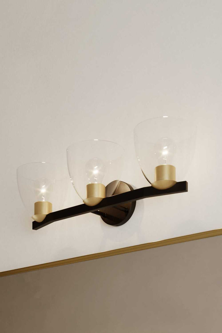 Minka-Lavery - 12483-796 - Three Light Vanity - Noellea - Dark Bronze