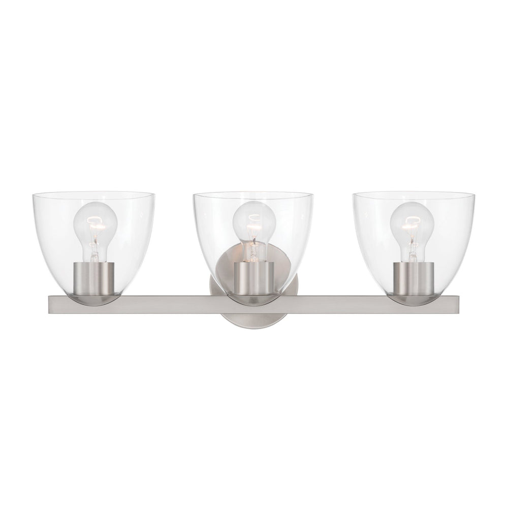 Noellea Three Light Vanity in Brushed Nickel Minka-Lavery