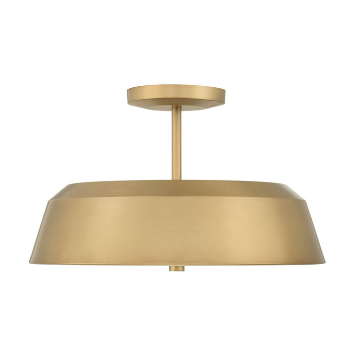 Trellwyn Three Light Semi-Flush Mount in Legacy Brass Minka-Lavery