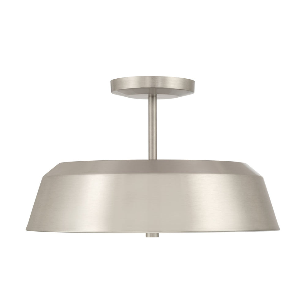 Trellwyn Three Light Semi-Flush Mount in Brushed Nickel Minka-Lavery