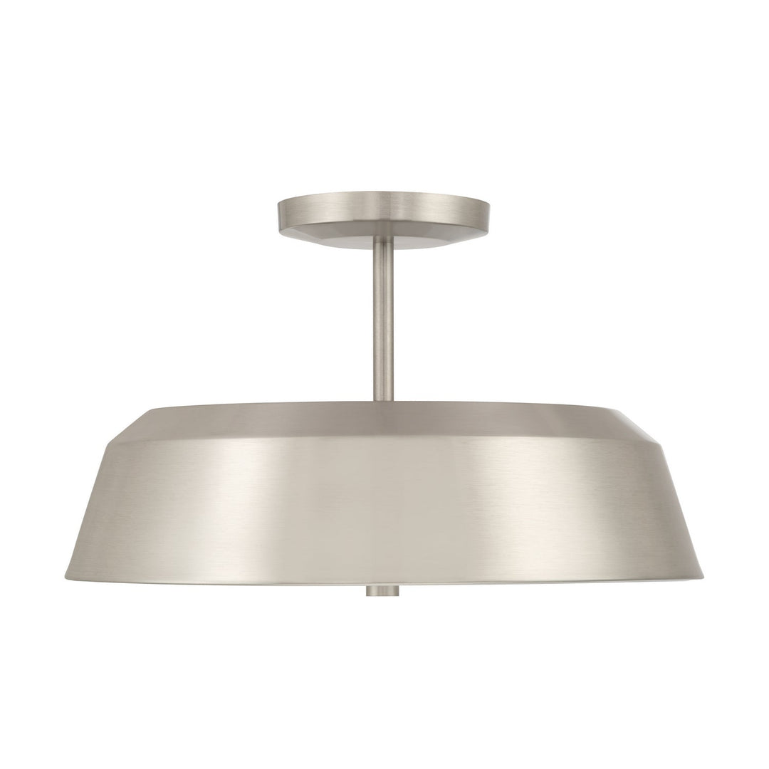 Trellwyn Three Light Semi-Flush Mount in Brushed Nickel Minka-Lavery
