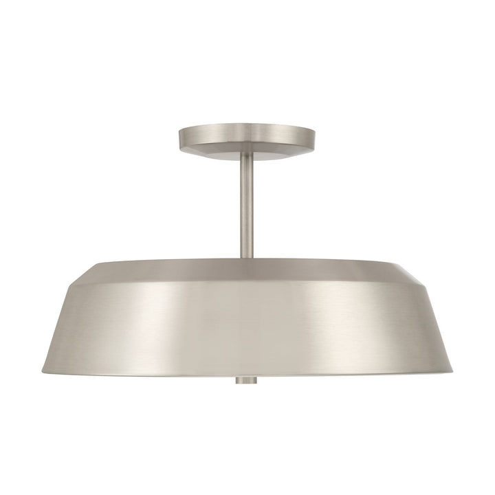 Trellwyn Three Light Semi-Flush Mount in Brushed Nickel Minka-Lavery