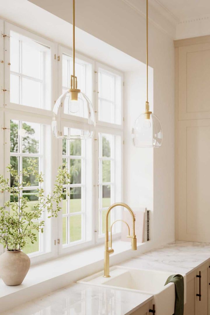 Minka-Lavery - 13125-732 - One Light Mini Pendant - Orbis - Legacy Brass