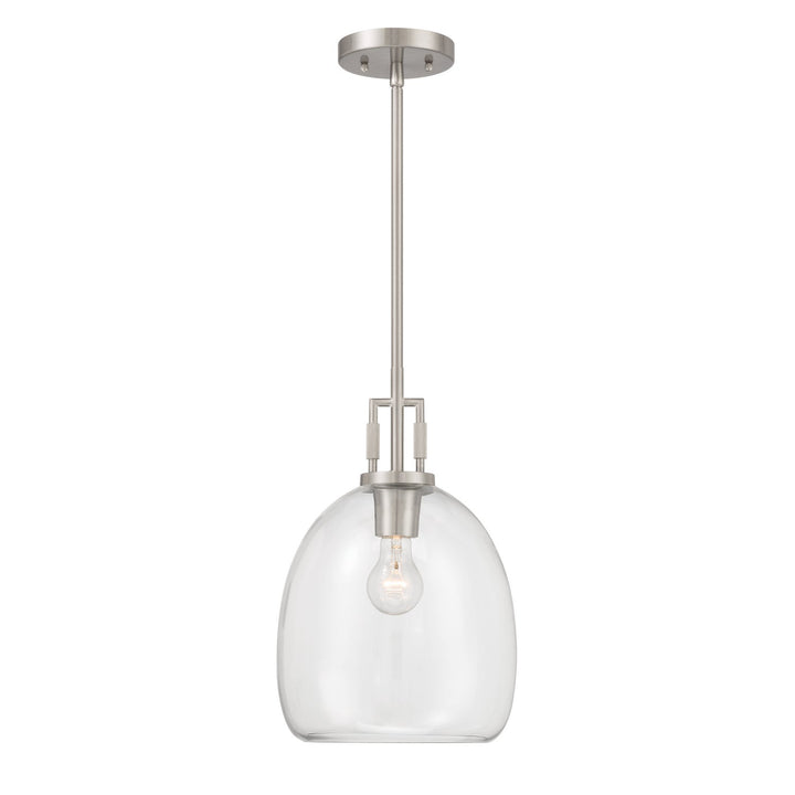Minka-Lavery - 13125-84 - One Light Mini Pendant - Orbis - Brushed Nickel