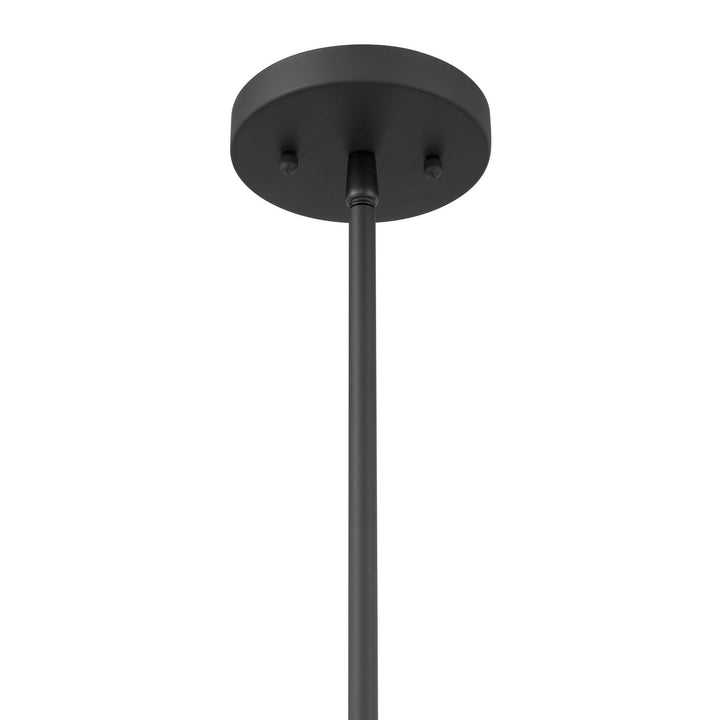 Orbis One Light Mini Pendant in Dark Matte Black Minka-Lavery