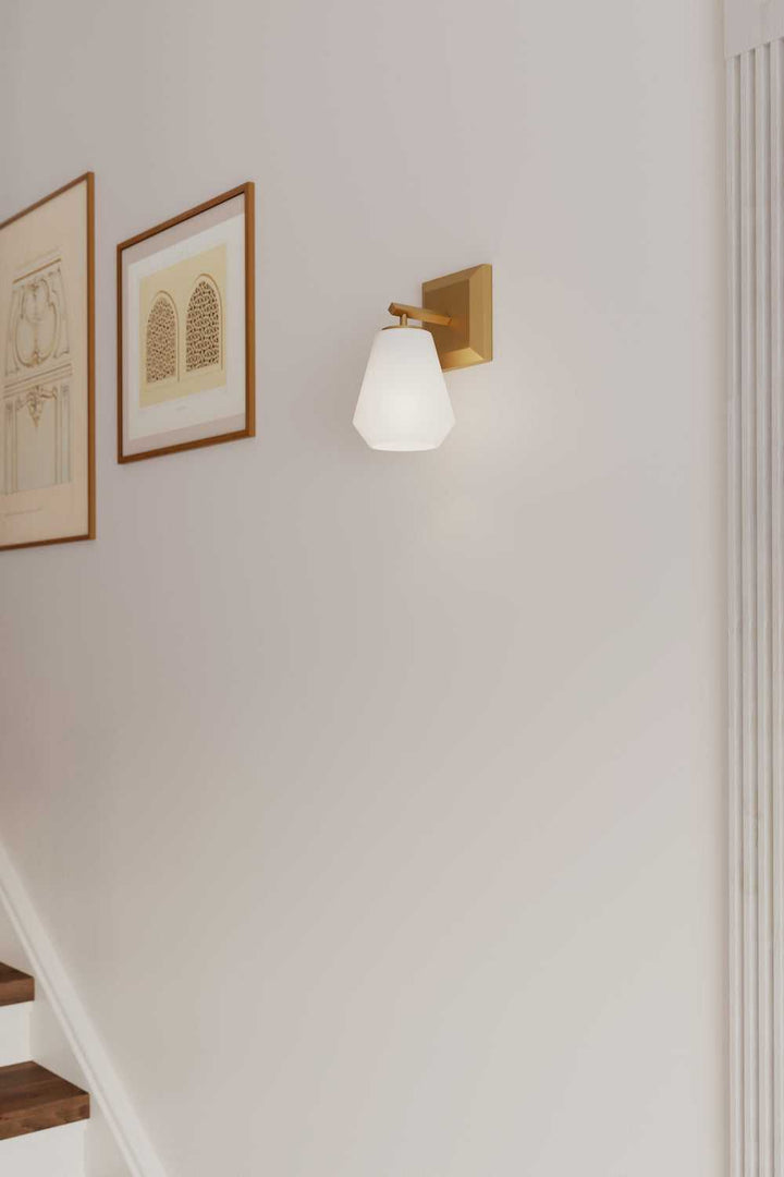 Siena One Light Bath Sconce in Legacy Brass Minka-Lavery