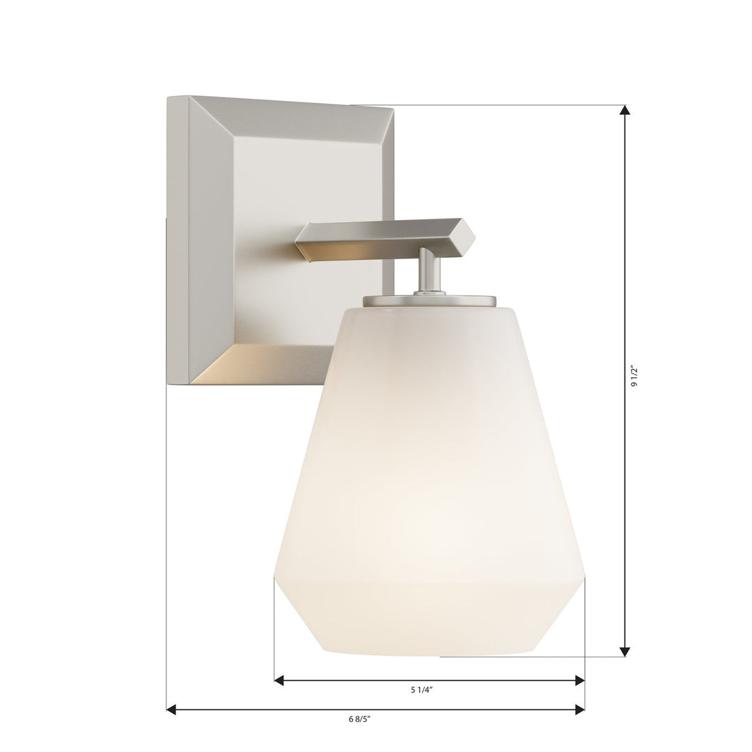 Siena One Light Bath Sconce in Brushed Nickel Minka-Lavery