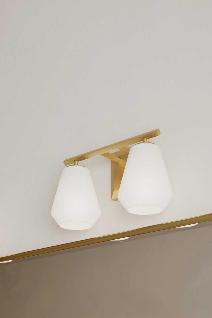 Siena Two Light Vanity in Legacy Brass Minka-Lavery