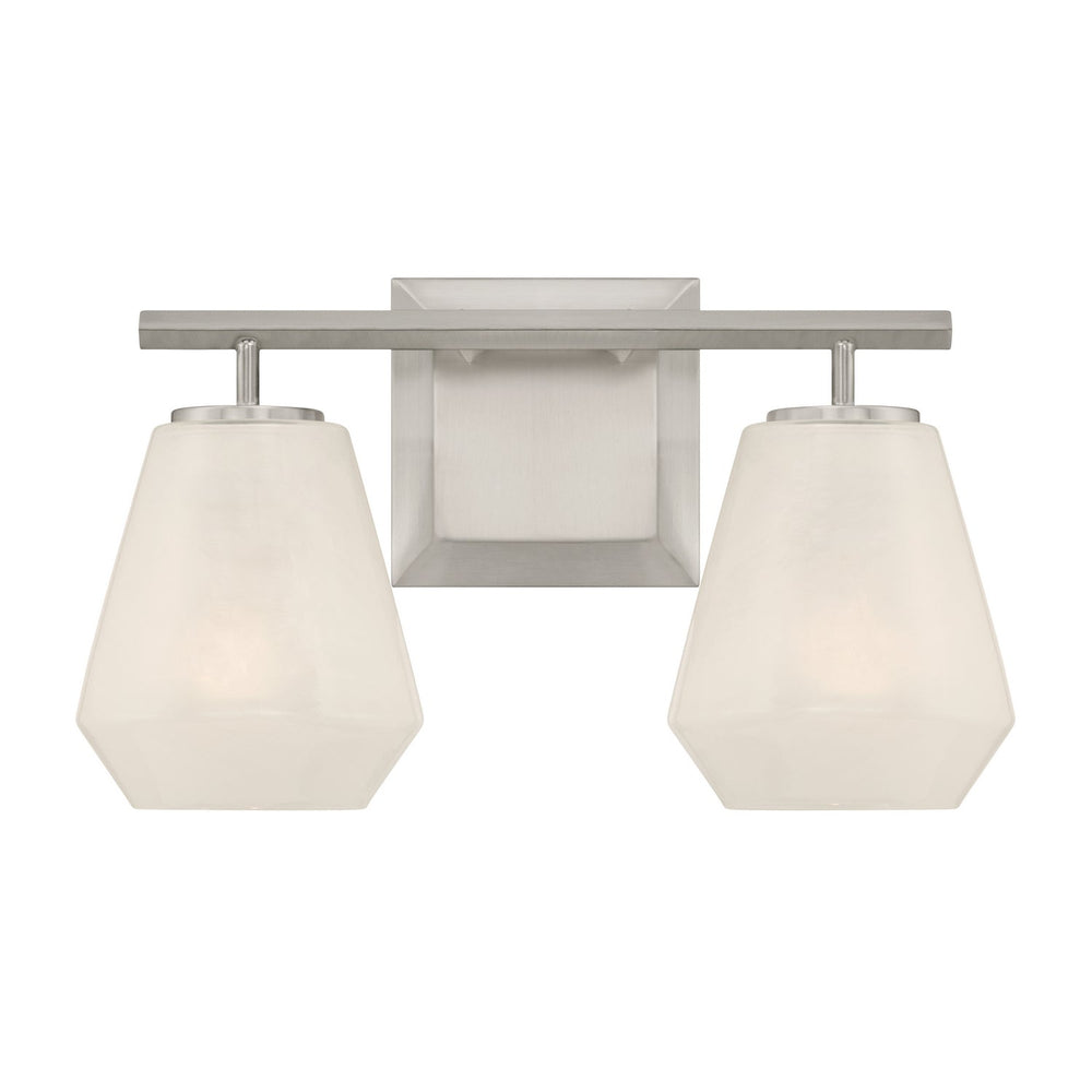 Siena Two Light Vanity in Brushed Nickel Minka-Lavery
