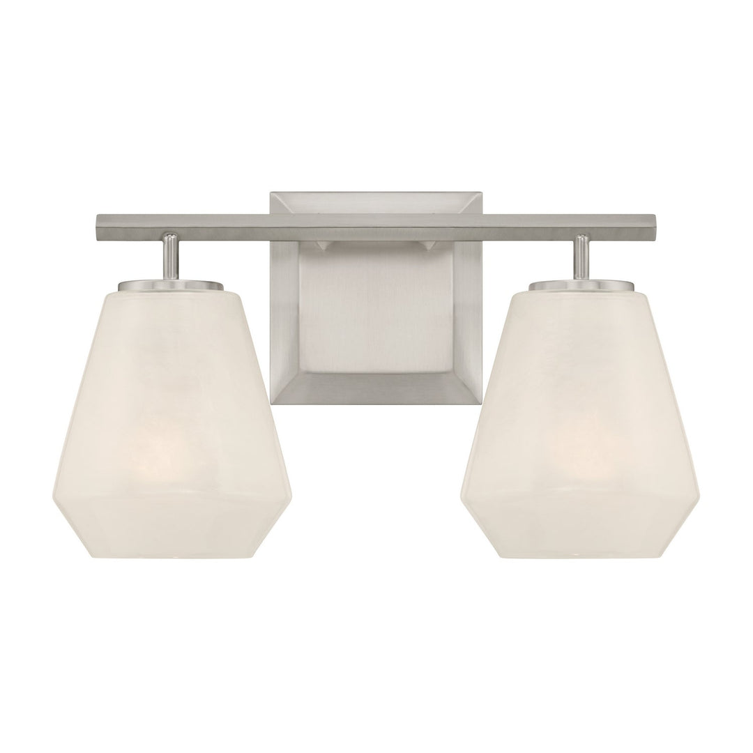 Siena Two Light Vanity in Brushed Nickel Minka-Lavery