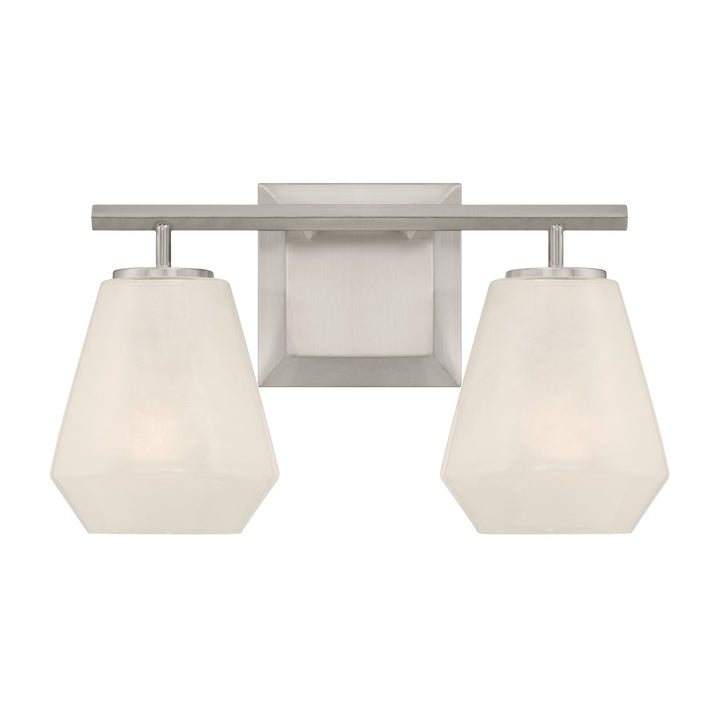 Siena Two Light Vanity in Brushed Nickel Minka-Lavery